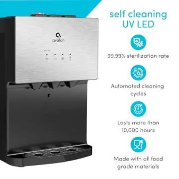 Bottleless Water Dispenser with Filters & Safety Features