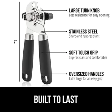 Gorilla Grip Heavy Duty Manual Can Opener & Bottle Opener