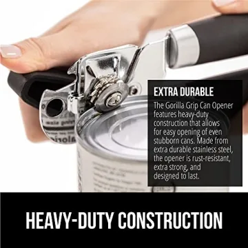 Gorilla Grip Heavy Duty Manual Can Opener & Bottle Opener