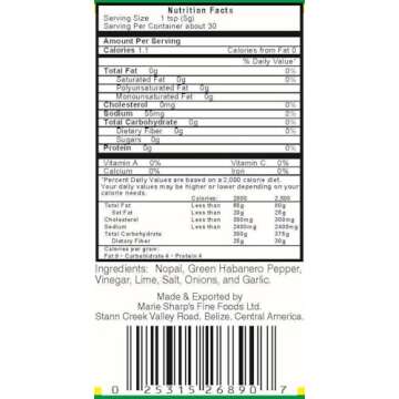 Marie Sharp's Habanero Pepper Variety Set, 5 oz bottles each