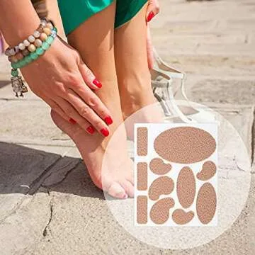 165 Pieces Moleskin for feet blisters Moleskin Tape Anti-wear Heels Stickers Blister Prevention Pads for Shoes Hiking 11 Shapes 15sets
