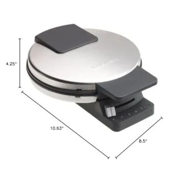 Cuisinart Round Classic Waffle Maker Renewed 5 Browning Settings