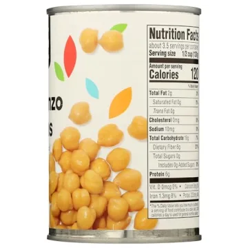 Organic Unsalted Garbanzo Beans - 365 by Whole Foods Market