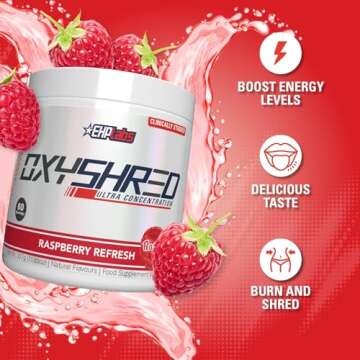 OxyShred Pre Workout with L Glutamine & Energy Boost