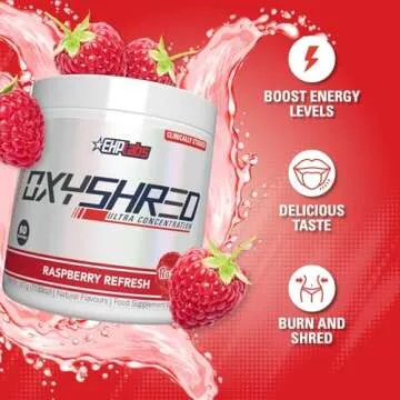 OxyShred Pre Workout with L Glutamine & Energy Boost