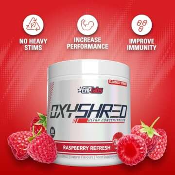 OxyShred Pre Workout with L Glutamine & Energy Boost
