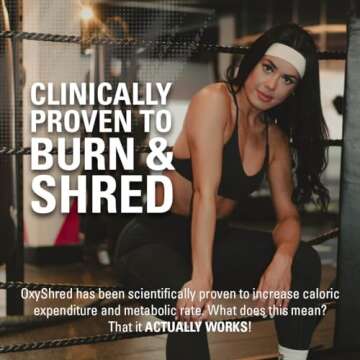 OxyShred Pre Workout with L Glutamine & Energy Boost