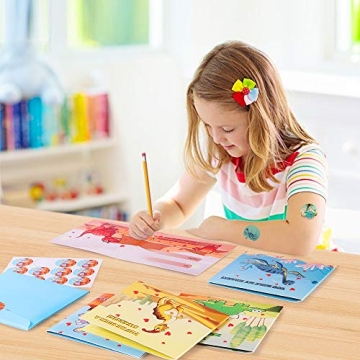 Dinosaur Valentines Cards for Kids with Punch-Out Puzzles