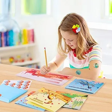 Dinosaur Valentines Cards for Kids with Punch-Out Puzzles