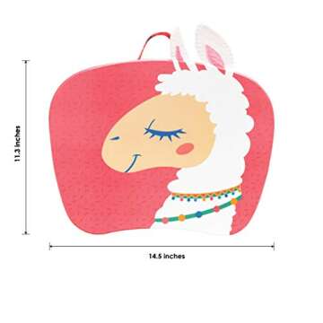 LAPGEAR Lap Pets Lap Desk for Lil’ Kids - Llama - Fits up to 11.6 Inch Laptops - Style No. 46749