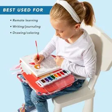 LAPGEAR Lap Pets Lap Desk for Lil’ Kids - Llama - Fits up to 11.6 Inch Laptops - Style No. 46749