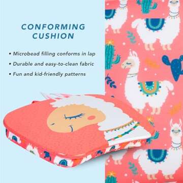 LAPGEAR Lap Pets Lap Desk for Lil’ Kids - Llama - Fits up to 11.6 Inch Laptops - Style No. 46749