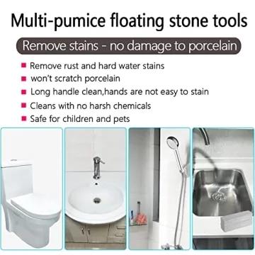 Pumice Stone Set for Effective Toilet and Stain Cleaning