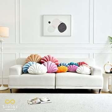 Sioloc Shell Pillow for Cozy Home Decor Accents