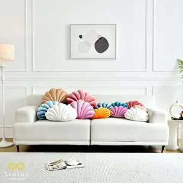 Sioloc Shell Pillow for Cozy Home Decor Accents