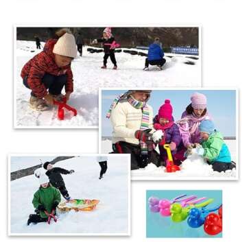 Duck Rice Mold,Rice Duck Mold,3D Rice Shaper Mold Duck, Duck Snowball Maker,Duck Mold DIY Sushi Molds,Animal Shapes Sushi Mold,Snowball Maker Toys,Children Snow Ball Fights (L-MIX, 5PCS)