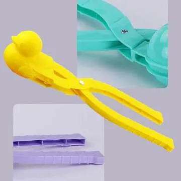 Duck Rice Mold,Rice Duck Mold,3D Rice Shaper Mold Duck, Duck Snowball Maker,Duck Mold DIY Sushi Molds,Animal Shapes Sushi Mold,Snowball Maker Toys,Children Snow Ball Fights (L-MIX, 5PCS)