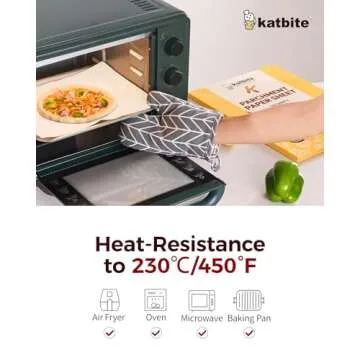 Katbite 200PCS Heavy Duty Parchment Paper for Baking