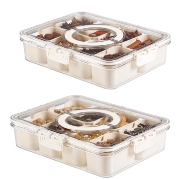 Bandesun Divided Serving Tray - Portable Snack Container
