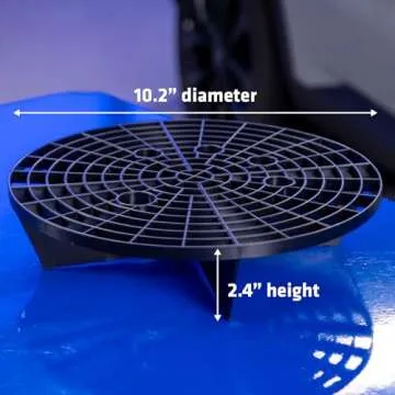 VIKING Automotive Bucket Insert Grit Traps for Car Wash and Detail Kits, Helps Remove Dirt and Debris from Microfiber, Mitts, Cloths, and Sponges, 2 Pack, Black