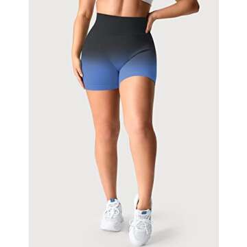 YEOREO High Waisted Booty Lifting Workout Shorts