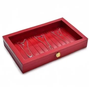 Oirlv Luxury Leather Necklace Organizer for Women