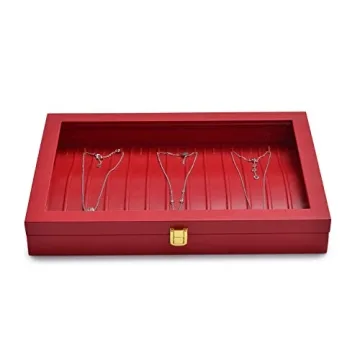 Oirlv Luxury Leather Necklace Organizer for Women