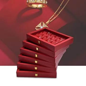 Oirlv Luxury Leather Necklace Organizer for Women