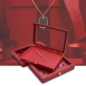 Oirlv Luxury Leather Necklace Organizer for Women