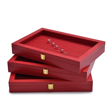 Oirlv Luxury Leather Necklace Organizer for Women