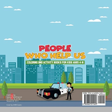People Who Help Us Activity Book for Kids Ages 4-8