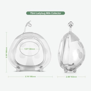 Haakaa Ladybug Milk Collector for Comfortable Breastfeeding