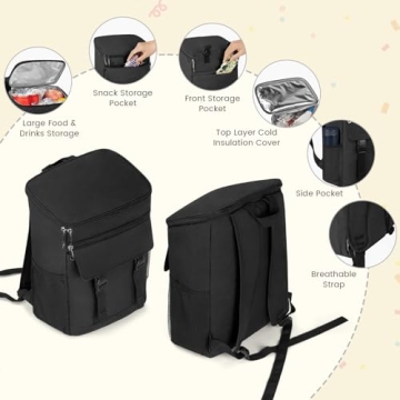 Stylish OCKLILY Backpack Cooler for All Outdoor Adventures