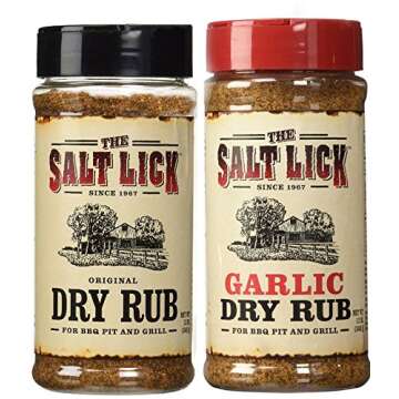 Salt Lick Double Rub Assortment - Original & Garlic Rubs