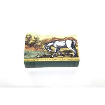 Set of 6 Unicorns Mini Matchbox Candle and Fireplace Wood Matches-Strike On-Box Matches