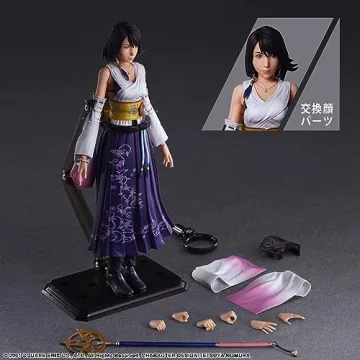 Final Fantasy X Yuna Play Arts Kai Figure - Highly Detailed