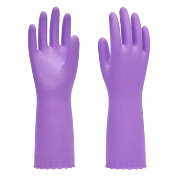 PACIFIC Cleaning Gloves - Premium, Latex-Free Dishwashing Gloves with Soft Lining