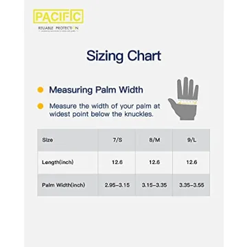 PACIFIC Cleaning Gloves - Latex Free & Non-Slip Kitchen Gloves