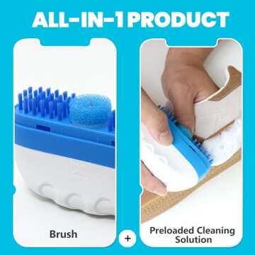 Simple Life All-in-1 Sneaker Cleaner Kit | Sneaker Cleaner, White Shoe Cleaner, Tennis Shoe Cleaner ...