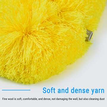 Washable Ceiling Fan Duster with Adjustable Length
