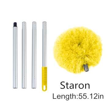 Washable Ceiling Fan Duster with Adjustable Length