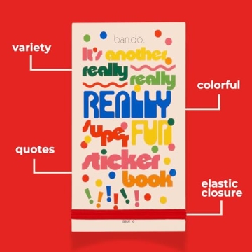 Ban.do Sticker Book with 700+ Fun Stickers for Planners