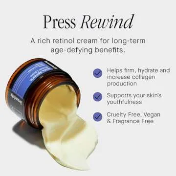 Brandefy Dual Retinol Renew Cream with 0.3% Retinol & 1% Granactive Retinoid, Renew Retinol Face Moi...