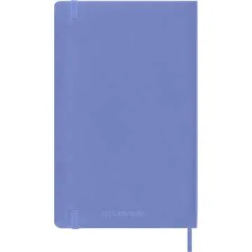 Moleskine Classic Notebook, Soft Cover, Large (5" x 8.25") Ruled/Lined, Hydrangea Blue, 192 Pages