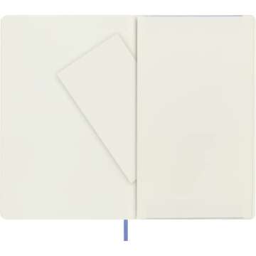 Moleskine Classic Notebook, Soft Cover, Large (5" x 8.25") Ruled/Lined, Hydrangea Blue, 192 Pages