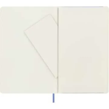 Moleskine Classic Notebook, Soft Cover, Large (5" x 8.25") Ruled/Lined, Hydrangea Blue, 192 Pages