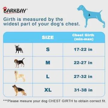 BARKBAY Dog Harness No Pull with ID Tag Pocket - Heavy Duty, Reflective, Easy Control for Large Dogs (Grey,M)