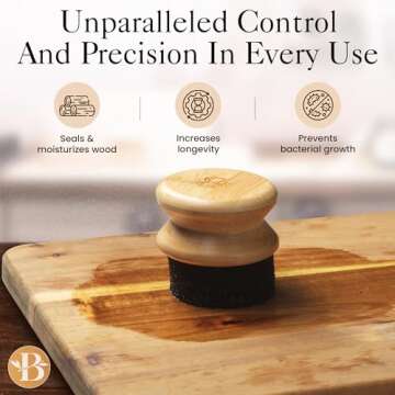 Cutting Board Oil Applicator for Easy Wood Care