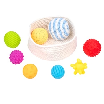 Adena Montessori 8 Pack Sensory Balls for Infants and Toddlers