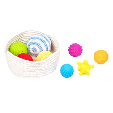 Adena Montessori 8 Pack Sensory Balls for Infants and Toddlers